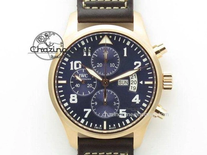 MIROTIME 0310 Mark XVIII Le Petit Prince IW327004 SS Mk Maker Best Edition Blue Dial On Brown Leather Strap A TimelessDesign 7296